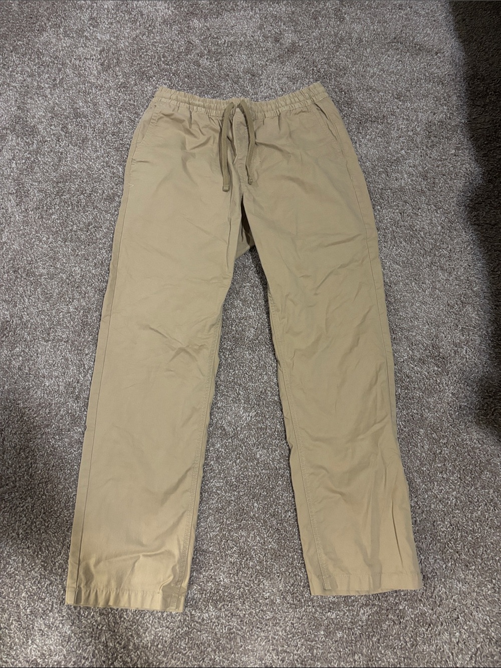 Vans Men's Beige Drawstring Chinos